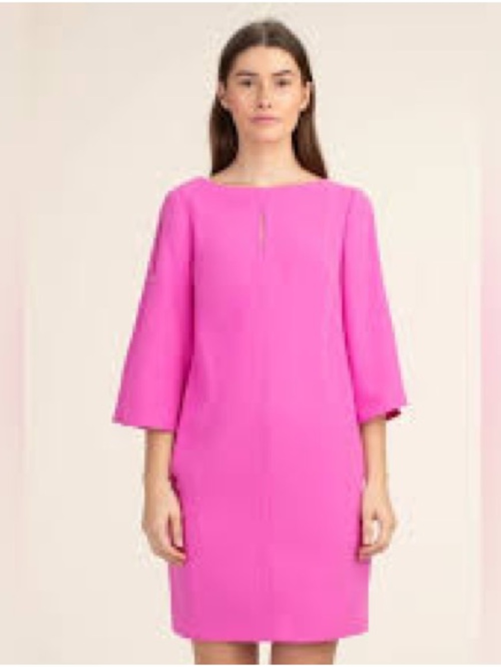 Trina Turk Larsen Shift Dress Size 16 Pink